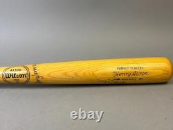 Vtg HANK AARON Model WIlson A1300 Stargell & Leonard Signed Baseball Bat 12D