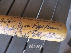 Vtg Hall of Fame & All-Star Player Autographed, Signed Baseball Bat Pete Rose