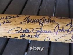 Vtg Hall of Fame & All-Star Player Autographed, Signed Baseball Bat Pete Rose