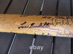 Vtg Hall of Fame & All-Star Player Autographed, Signed Baseball Bat Pete Rose