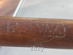 Vtg Hanna Wood Semi Pro #50 RUTH STYLE Baseball Bat 34 Vtg Hanna Wood Semi Pro #50 RUTH STYLE Baseball Bat 34
