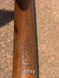 Vtg Hanna Wood Semi Pro #50 RUTH STYLE Baseball Bat 34 Vtg Hanna Wood Semi Pro #50 RUTH STYLE Baseball Bat 34