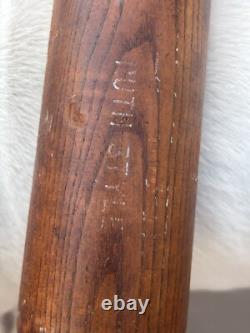 Vtg Hanna Wood Semi Pro #50 RUTH STYLE Baseball Bat 34 Vtg Hanna Wood Semi Pro #50 RUTH STYLE Baseball Bat 34