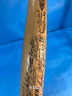 Vtg Heavy Hitter Signature Carved BASEBALL BAT 283/1996 35 COLORADO ROCKIES