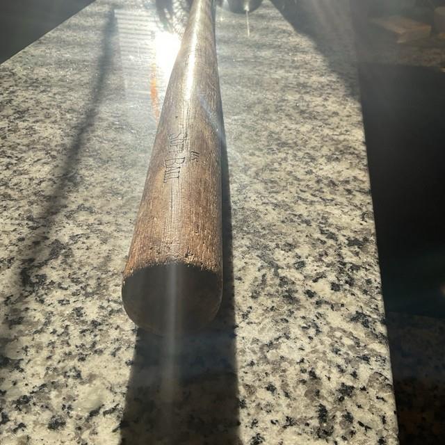 Vtg Hillerich & Bradsby Hickory Wood Baseball Bat No 52 33 Louisville Slugger