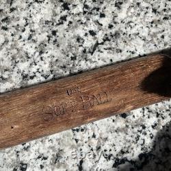 Vtg Hillerich & Bradsby Hickory Wood Baseball Bat No 52 33 Louisville Slugger Vtg Hillerich & Bradsby Hickory Wood Baseball Bat No 52 33 Louisville Slugger