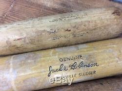 Vtg Lot 5 H&B Louisville Slugger Hanna Bat Jackie Robinson Bench Baseball Bat #2