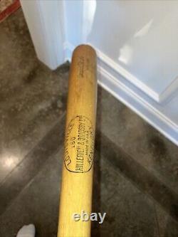 Vtg Louisville Slugger 180 Mickey Mantle Model Grand Slam Wood Baseball Bat 31