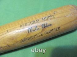 Vtg. Louisville Slugger PER Flame Tempered Personal Model Martin Nelson Bat 33