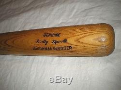 Vtg MICKEY MANTLE Model MM3 Louisville Slugger 125 FLAME TEMPERED Baseball Bat