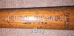 Vtg Rare 1940s Johnny Mize 40 Louisville Slugger H&B 35 Baseball Bat HOF