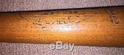 Vtg Rare 1940s Johnny Mize 40 Louisville Slugger H&B 35 Baseball Bat HOF