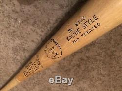 Vtg Rare 1950s 60s Al Kaline Hanna Batrite 33 Baseball Bat Glasgrip Handle Nice