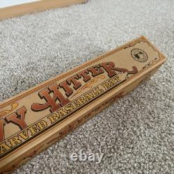Vtg Seattle Mariners Baseball Bat Heavy Hitter Carved Signatures 2001 Team