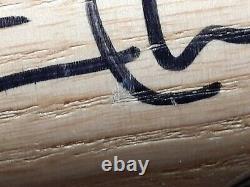 Vtg Stan Mikita Hockey Chicago Blackhawks Autograph 29 Baseball Bat with JSA Card