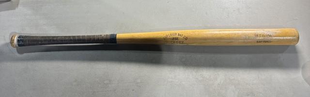 Vtg. Superior Bat Co. Chesterfield Indiana Wood Baseball Official Softball 34