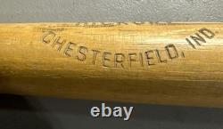 Vtg. Superior Bat Co. Chesterfield Indiana Wood Baseball Official Softball 34