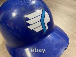 Vtg Syracuse Chiefs Game Used Batting Helmet Blue Jays 90s Milb Minor MLB