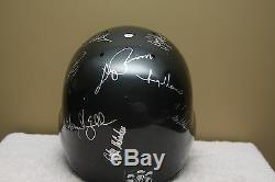 Vtg TAMPA RAYS Game 1990s TEAM SIGNED Baseball Batting helmet WADE BOGGS McGRIFF