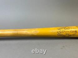 Vtg YOGI BERRA Ca 1968-69 Team Issued Pro Stock Wood Baseball Bat 32.5 33oz 9D