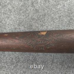 Vtg1920s Spalding 12 Baseball Bat 35 in CR200 Brown Ash Made USA Standard Knob