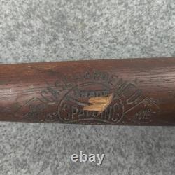 Vtg1920s Spalding 12 Baseball Bat 35 in CR200 Brown Ash Made USA Standard Knob