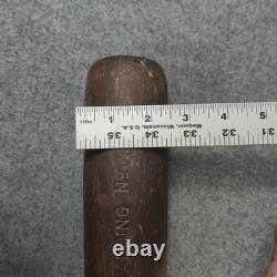 Vtg1920s Spalding 12 Baseball Bat 35 in CR200 Brown Ash Made USA Standard Knob