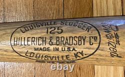 Walt Moryn Vintage Game Used Bat 1955 Brooklyn Dodgers Chicago Cubs Cardinals