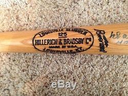 Warren Spahn Autographed Louisville Slugger 125 Vintage Baseball Bat