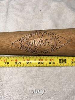 Western Auto Wizard Stores No 416 Leaguer Joe DI Maggio Model Baseball Bat Rare