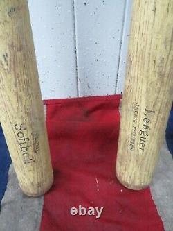 Wham Antique Vintage Old School American USA Wooden Baseball Softball Bats