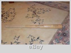Willie Mays Signed Baseball Bat Name Engraved Vintage Adirondack Style JSA
