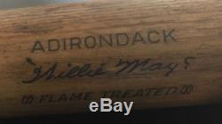 Willie Mays vintage game used Adirondack M63 bat PSA GU7 with provenance rare