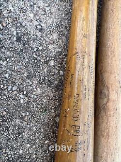 Wood Mantle 32 125S Powerized Louisville Slugger Baseball Bat ken johnny Vtg
