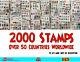 World Stamp Vintage 2000 Stamps Collection Worldwide 50+ Countries