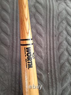 Worth 34 Hand Craft WC117 Model Vintage Wooden Baseball Bat