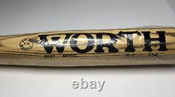 Worth 500T W-5 Style Wood Baseball Bat 34 New in Wrap Vintage Tennessee Thumper