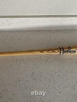 Worth Wooden Bat Thumper Pro model 500 T Baseball MLB 32 See Pics VINTAGE