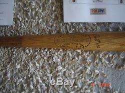 Yankees Vintage Louisville Slugger Joe DiMaggio Worn Used D29 Baseball Bat PSA