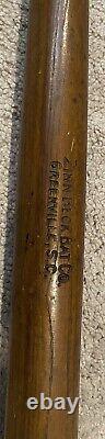 Zinn Beck Baseball Bat Vintage 1920's Indoor 12 Model 33 Greenville S. C. A+++