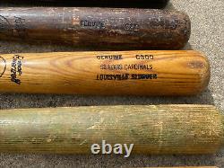 (lot Of 10) Vintage Baseball Bat Unknown Player Used New Seay Jones Broken