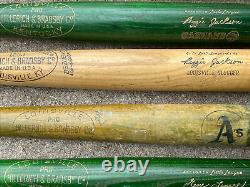 (lot Of 9) Vintage Little League Give Away Baseball Bat Reggie Jackson Tenece A