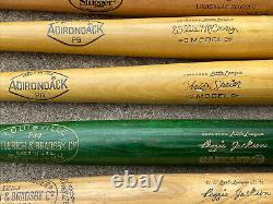 (lot Of 9) Vintage Little League Give Away Baseball Bat Reggie Jackson Tenece A